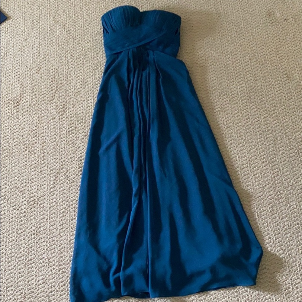 Blue bridesmaid dress